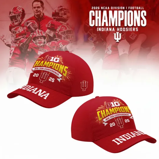 Discover Indiana Football 2025 Big Ten Champions Cap