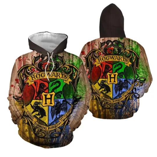 Harry Potter Casual 3D Hoodie for Men Women Active Hooded