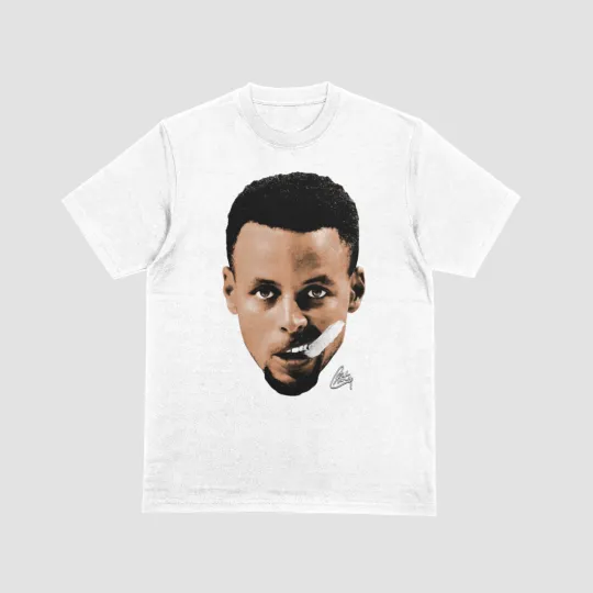 Steph Curry Face Graphic T-shirt Unisex