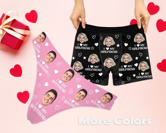 Discover Personalized Face Underwear, Custom Photo Lingerie, Valentine's Gift