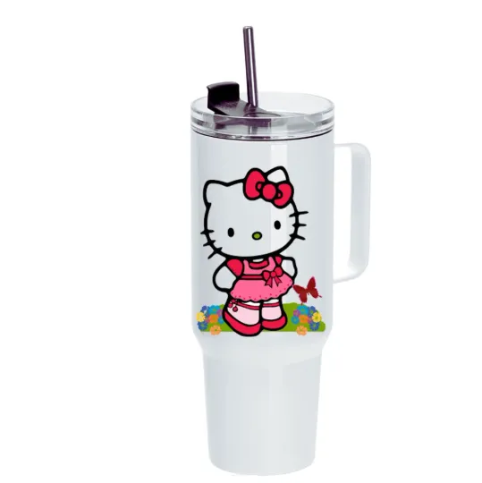 Discover 40oz STAINLESS STEEL INSULATED TUMBLER W/LID&STRAW