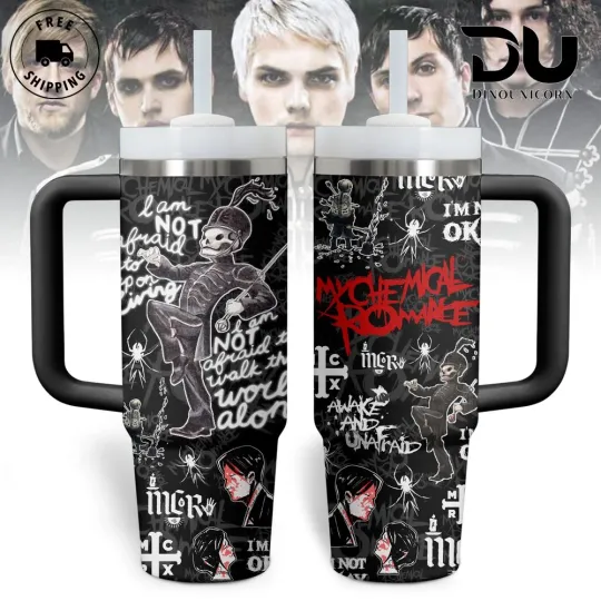 Discover Emo Alternative Rock Music Inspired Handle Tumbler 20oz 30oz 40oz