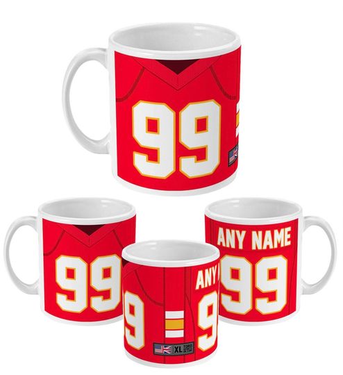 Kansas City Chiefs 2022 Theme Personalised Jersey 11oz Mug
