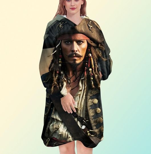 Discover Pirates of the Caribbean Blanket Hoodie