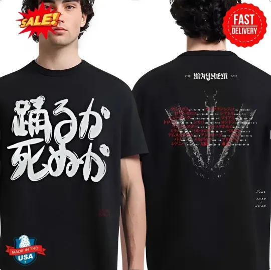 Discover Ld ga The Mayhem Ball Tour 2026 Japan Concert T-Shirt