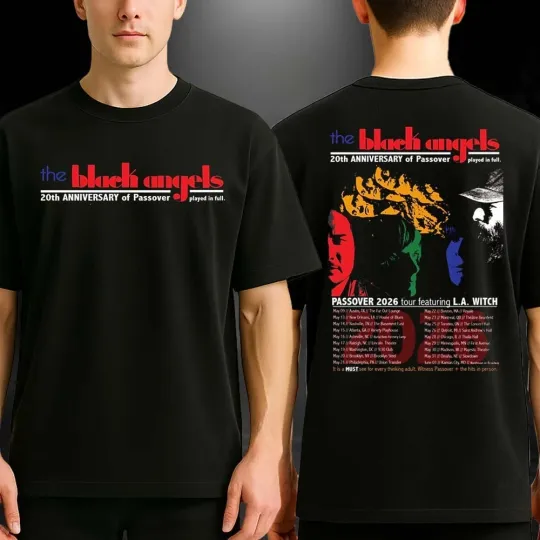 Discover The Black Angels Passover 20th Anniversary Tour 2026 T-Shirt