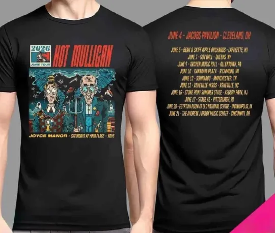 Discover Hot Mulligan June Tour 2026 North American T Shirt