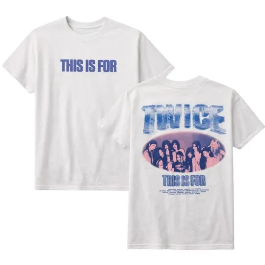 Discover TWICE This Is For 2026 Tour LA Pop-up T-shirt