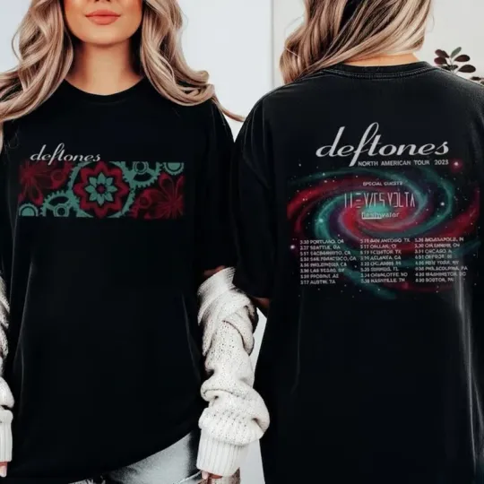 Discover Deftone Tour 2026 Music Concert Tee Inspired Unisex T-Shirt