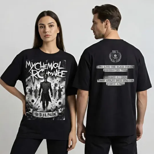 My Chemical Romance Black Parade Tour 2026 Buenos Aires Vintage T-Shirt
