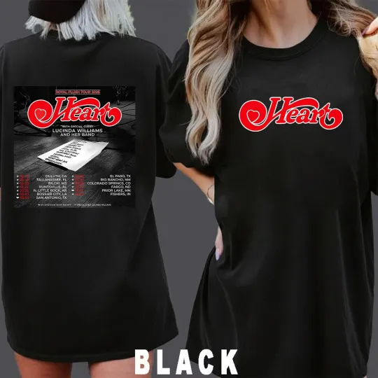 Discover Heart Announce Winter 2026 US Tour Double Sided New T Shirt