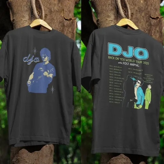 Discover DJO Back On You World Tour 2026 T Shirt, Concert Tour Tee