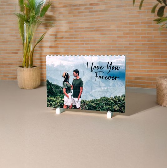 Discover Photo Puzzle Custom Building Blocks  Picture Puzzle, Anniversary Gift for Couples, Gifts for Him, Gifts for Her