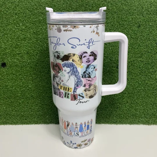 Discover Swift 40oz Tumbler - The Eras Tour Tribute Los Angeles, CA August 9 2023