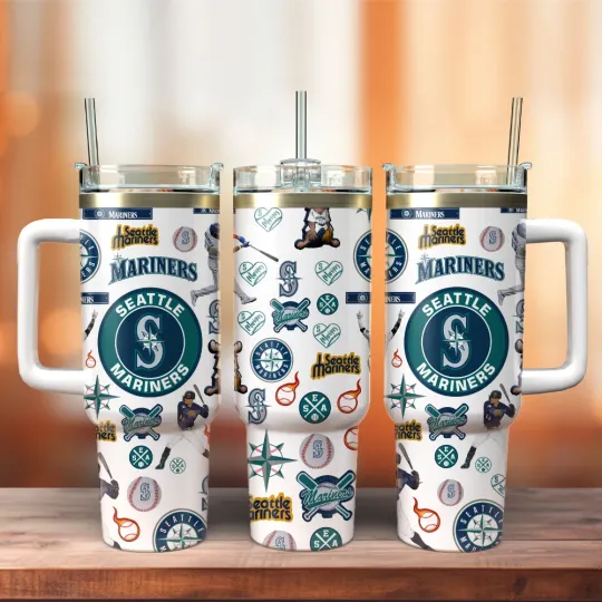 Discover Seattle Baseball Fan Tumbler 20oz 30oz 40oz With Handle