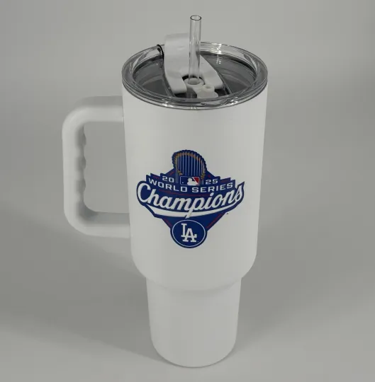 Los Angeles Dodgers 2025 World Series Champions 40oz Tumbler NEW