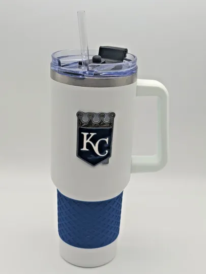 Discover Kansas City Royal 40oz Stainless Steel Insulated Tumbler Drinking Bottle NEW
