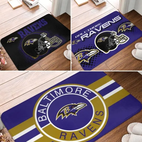 Discover Ravens Baltimore Carpet 16x24in Doormat Floor Mat Non-slip Mat Home Décor