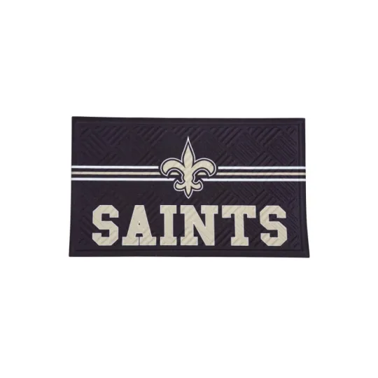 Discover football Entrance Doormat | 28 x 16 Inches | Embossed Cross Hatch | Non - Slip Bac...
