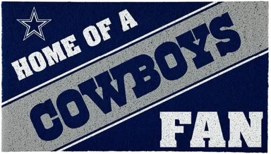 Dallas Cowboys football 16" x 30" Home of a Fan Door Mat-AB0876DZR1T6