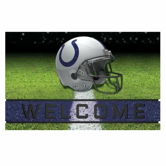 Indianapolis Colts Crumb Rubber 30x18 Welcome Door Mat