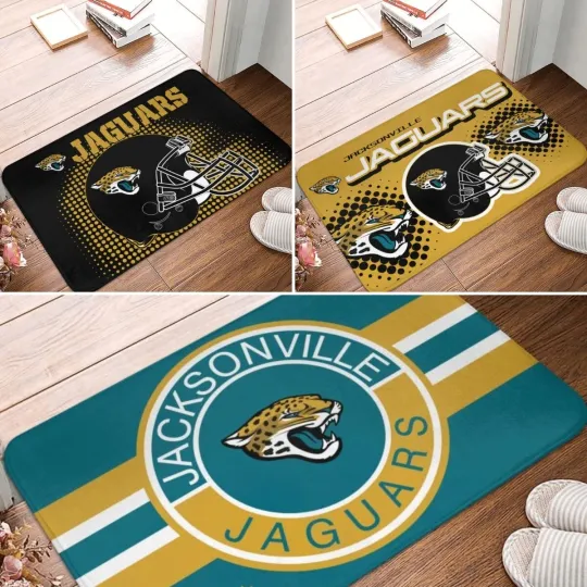 Discover Jaguars Jacksonville Carpet 16x24in Doormat Floor Mat Non-slip Mat Home Décor