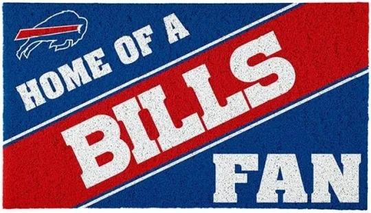 Buffalo Bills football 16" x 30" Home of a Fan Door Mat-AB0876F8N426