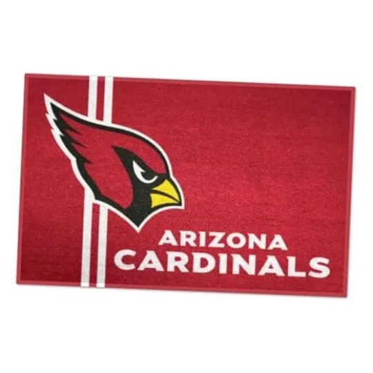 Discover 8253 Arizonna Cardinals Starter Mat Accent Rug - 19in. x 30in. | Sports Fan