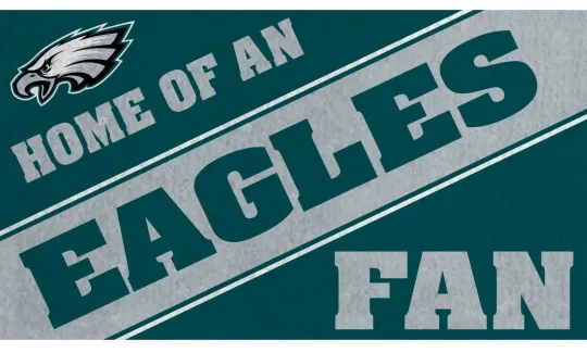 Discover Philadelphia Eagles football 16" x 30" Home of a Fan Door Mat-AB0876CHSLV6