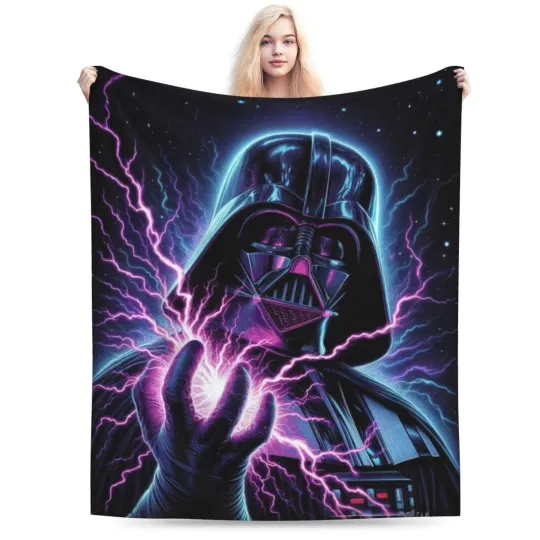 Discover Darth Vader Blanket, Soft Warm Cozy Fleece Blanket Superhero Disney Blanket