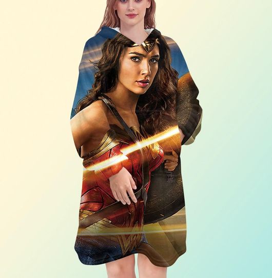 Wonder Woman Blanket Hoodie