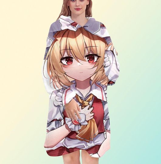 Discover Touhou - Flandre Scarlet Blanket Hoodie