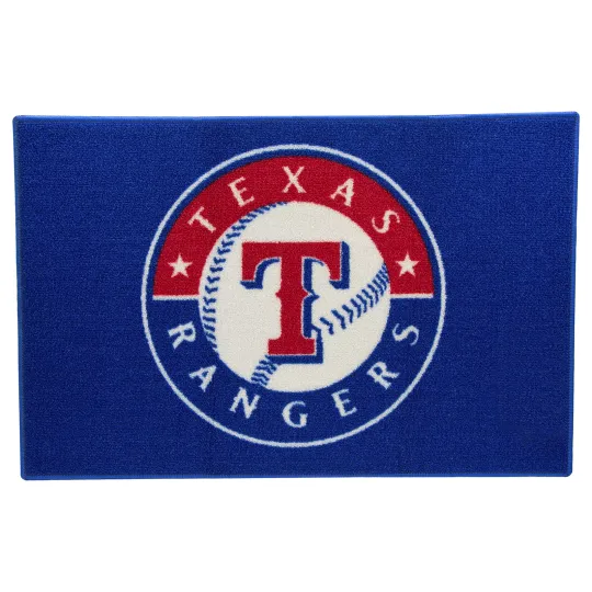 Discover Fanmats MLB Texas Rangers 19" X 30" Door Mat