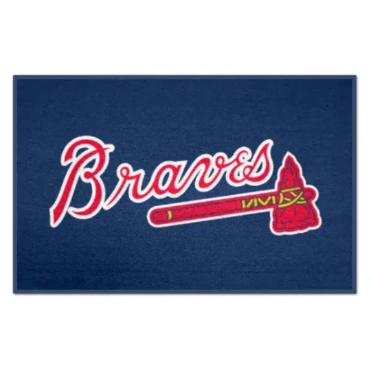Discover Atlanta Braves Starter Door Mat FanMats 503-F301