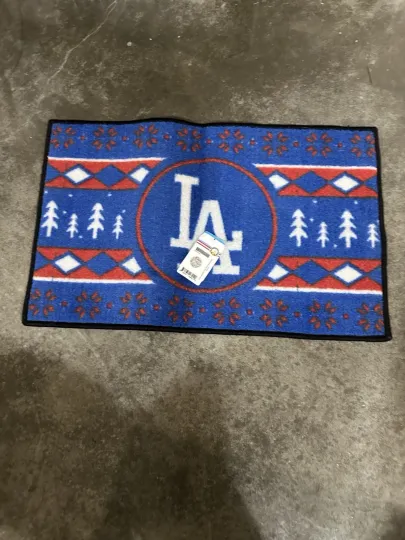 Discover Los Angeles Dodgers Christmas Decor Doormat