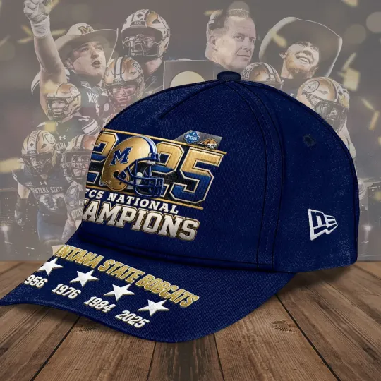 Discover Montana Bobcats Football 2025 National Champions Classic Cap