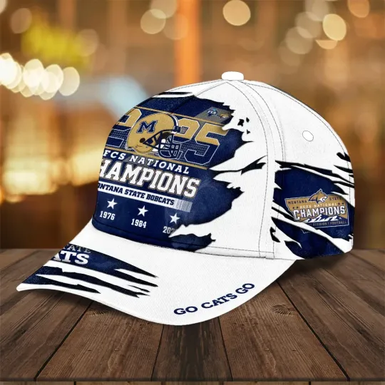 Discover Montana Bobcats Football 2025 National Champions Classic Cap
