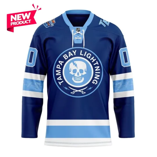 Discover Baay Lightning Personalized 2026 Stadium Series Concept Lace Hockey Shirt