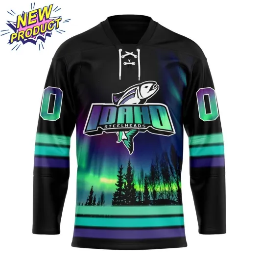 Discover Steelheads Special Design With Northern Lights Lace Hockey Shirt