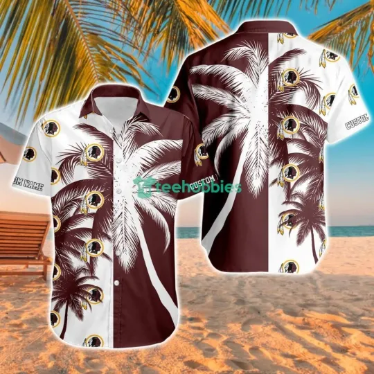 Discover Washington Football Team Commanderss Hawaiian Button Down Shirt Unisex
