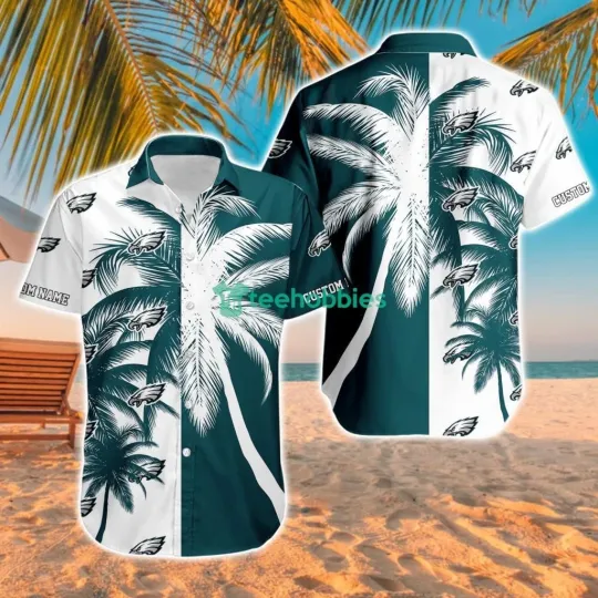 Discover Philadelphia Football Team Eagless Hawaiian Button Down Shirt Unisex