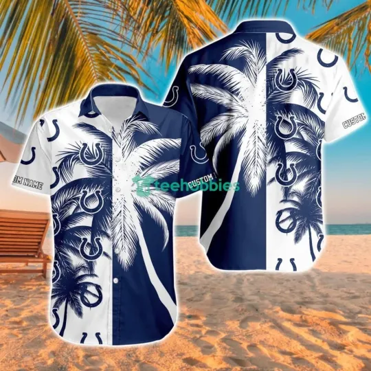 Discover Indianapolis Football Team Coltss Hawaiian Button Down Shirt Unisex