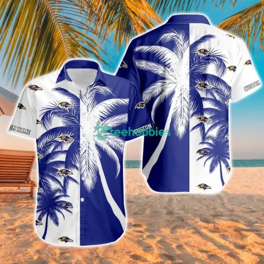 Discover Baltimore Football Team Ravenss Hawaiian Button Down Shirt Unisex