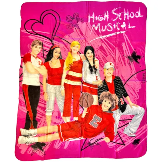 Discover High School Musical Throw Blanket Soft Cozy Fleece Blanket for Fans Gift