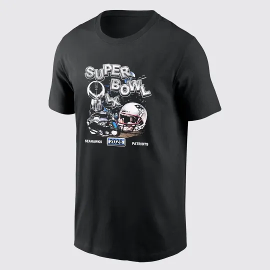 Discover Seahawk vs Patriots 2026 SBowl LX TShirt