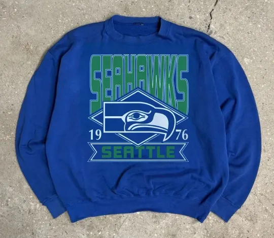 football Seattle Seahawks Football Team Crewneck Sweatshirt