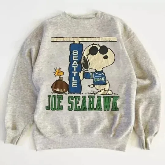 Vintage Seahawks football Crewneck Sweatshirt Gift for Fan