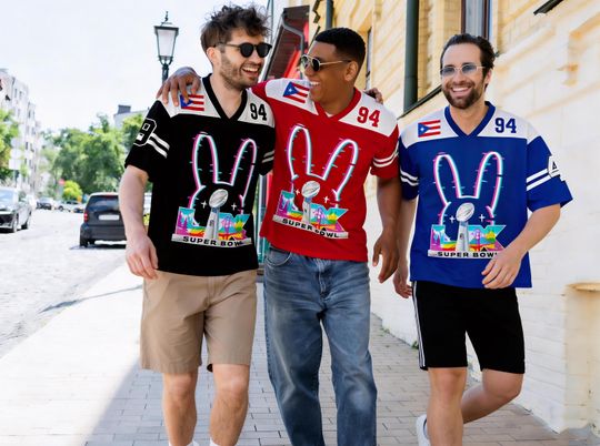 Discover Puerto Rico Benito Jersey,94 Football Jersey,Mesh Football Jersey with Name,Custom Sports Shirt,Bad Bunny LX Shirt,Fan Apparel,Gift for Him