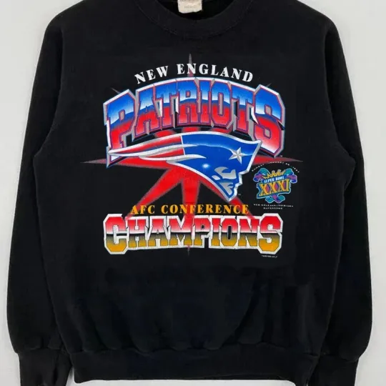 New England Patriots Conference Champions Super Bowl XXI Sweatshirt