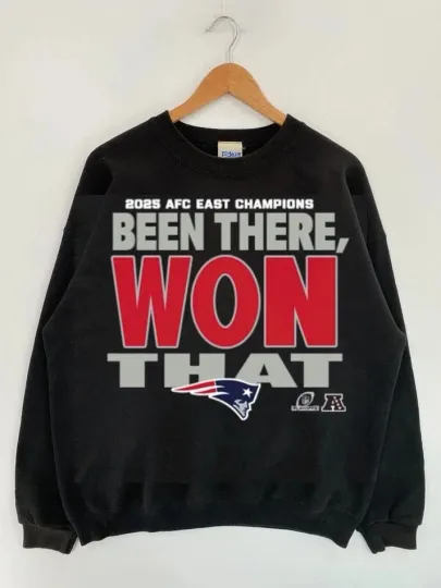 New England Patriots 2025 AFC East Champions Sweatshirt